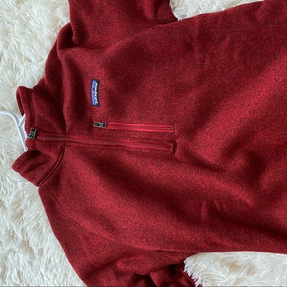 patagonia molten lava better sweater